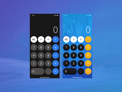 Daily UI Challenge Day #4 - Calculator apple calculator dailyui dailyui 004 dailyuichallenge figma mobile ui ui ux