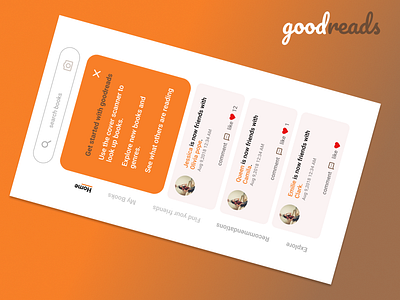 goodreads app design branding design figma figmaafrica figmadesign goodreads ui ux