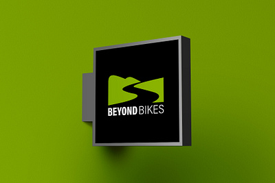 Beyond Bikes branding cycling independent logo logo design