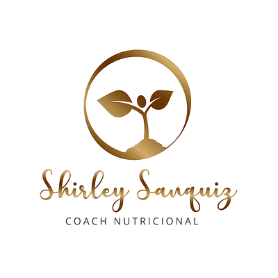 Shirley Sanquiz final Logo coach personal logo elegant illustrator nutricion