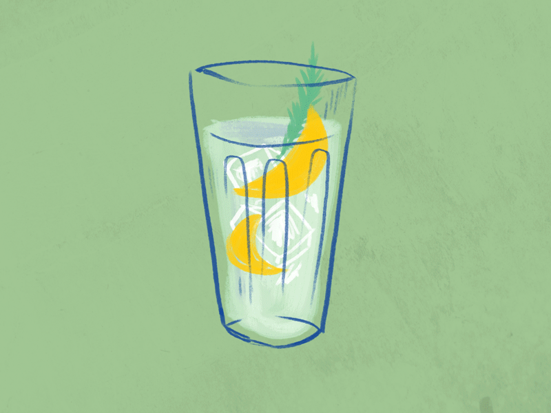 drink 2danimation branding illustration