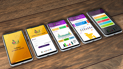 A2I Management Dashboard App Design app design graphic design illustrator