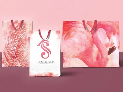 T.S Shopping Bag branding design fashion branding graphic illustration