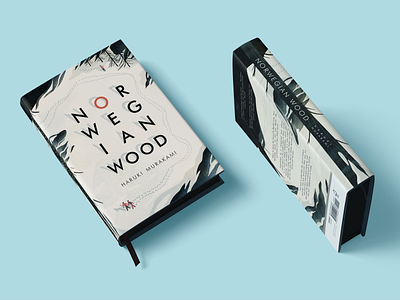 Norwegian Wood Book Cover book cover book sleeve design branding design digital illustration editorial illustration haruki murakami illustrated book cover illustration illustration art illustrator norwegian wood