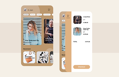 Dailyui058 - Shopping Cart clothes daily 100 challenge dailyui058 dailyui58 dressing fashion app mobile app shopping shopping app shopping basket shopping cart