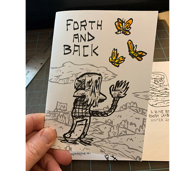 Forth And Back art drawing print sketch zine