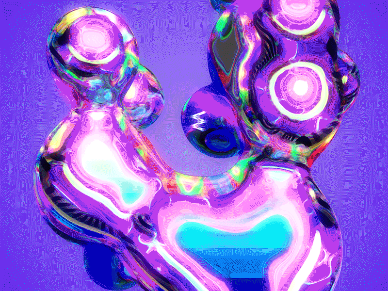 Metaball Experiment 2020 abstract animated bubble bubbles colorful glitch glitchy glow glowing gradient metaball metaballs pattern poster trend trendy trendy design trippy vivid