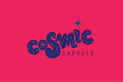 Cosmic Capsule Ideation brand identity branding branding and identity branding concept cartoon design illustration logo design product branding product design product designer product packaging typography vector