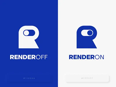 Renderoff Design Research Lab day design designstudio logo night on off on off switch renderoff renderon research soft ui ux