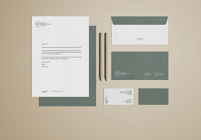 Atelier Pura Vida Diseño Stationery Design brand identity branding branding and identity identity logo pantone stationery