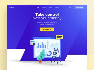 Budget manager - 3D illustration 3d blender blender3d budget crypto design finance finances majo puterka manager money savings ui uidesign uiux