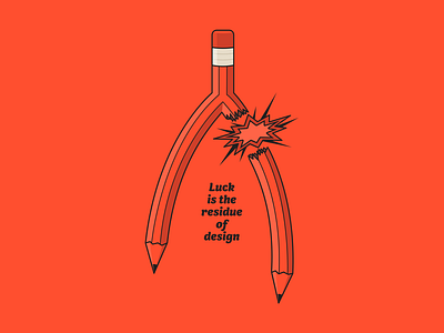 Wishbone Pencil black bone bones break chicken luck minimal pencil pencils quote red turkey wish wishbone