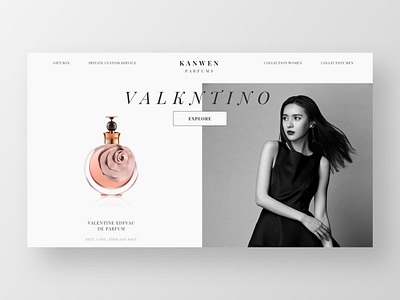 Web design---01-Parfums design ux web webdesign