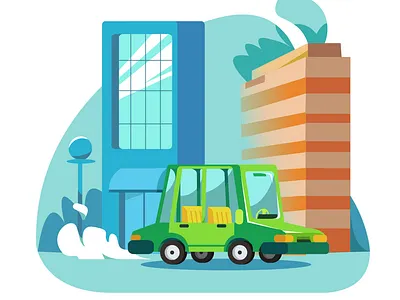 City Car Driver app automotive branding car city car design flat illustrations flatdesign flaticons flatirons graphic designs icon illustration logo typography ui ux web