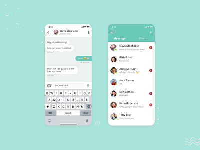 Chat app design 📝 app chat chat app chat design chatting design designs flat mobile mobile app ui ui ux ui design ux