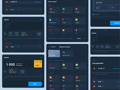 Deposit bank banking billing deposit payment ui ux