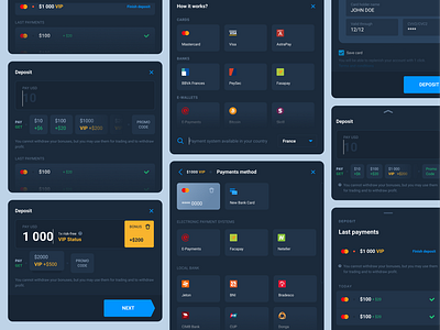 Deposit bank banking billing deposit payment ui ux