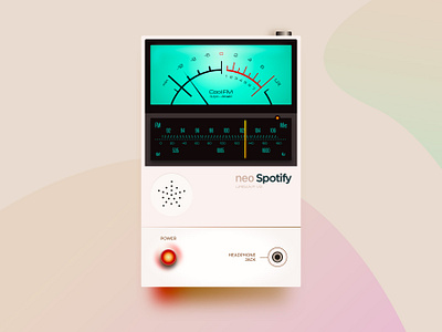 Neo Spotify neumorphism bend-box adobe xd david ofiare music naija neoskeuomorphism neumorphism nigeria product design retro skeumorphic spotify