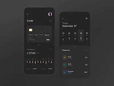 Financial App app design designer dribbble financial financial app income interaction mobile shot ui ux wallet web