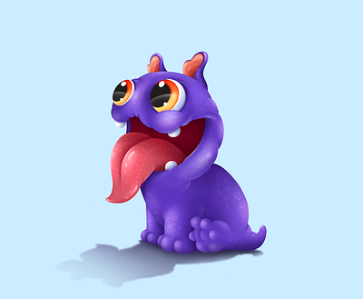 Cute Monster animal animal art art character cute game illustration graphic illustration monster pets sweet