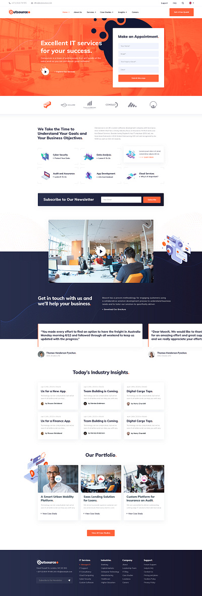 Outsourceo WordPress Theme agency branding business creative design gallery illustration mobile modern portfolio print product design responsive technology typography web design webdesign webdevelopment wordpress wordpress development