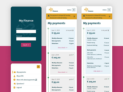 Insights in your income app design applicaiton application application design design finance finance app finances mobile app mobile ui prototype prototyping testing ui ui design ux ux design