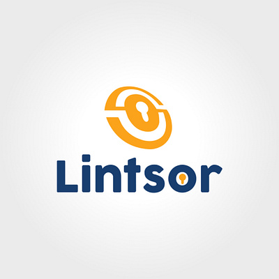 Lintsor illustration logo typography vector