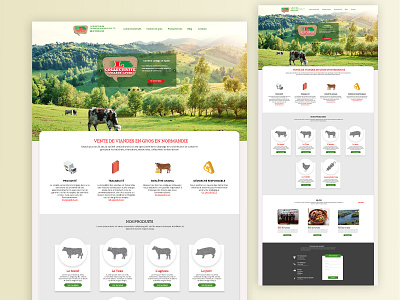 Showcase Website for Lemarchand SAS design meat ui web wholesale