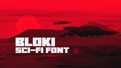 Bloki Science Fiction Font Released! bloki blokifont bold design download font fontrelease foundry free heavy logo minimal minimalistic preview release sciencefiction scifi