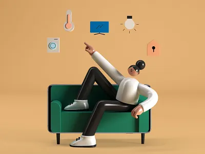 Samsung - Calendar 2020 3d 3d art adobe art branding c4d calendar characterdesign characters 3d cinema4d design illustration maxon photoshop samsung