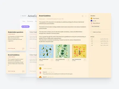 Notes Modal app interface modal thumbnails webapp webapplication