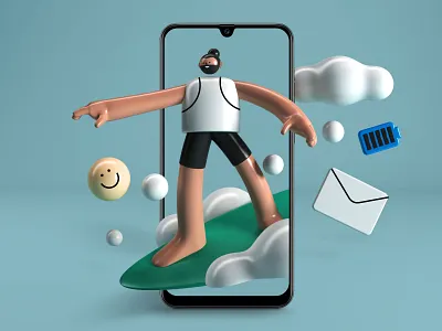Samsung - Calendar 2020 3d 3d character 3d character modeling adobe art branding c4d calendar character characterdesign cinema4d design illustration maxon photoshop samsung vray