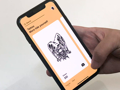 Tattoos at a Glance animation app jon ui ux