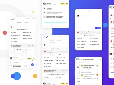 PrediectEV branding design digital icon logo predict redesign responsive design sport typography ui ux web