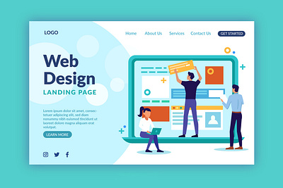 Modern landing page branding design ecommerce illustration landing landing page landing page design landingpage web web design webdesign website website builder website concept website design websites