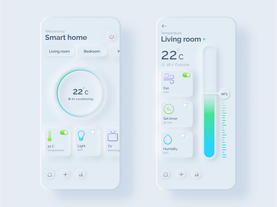 Smart home app clean design dribbble home new simple smart home smarthome studio suprematism ui ui ux uidesign uiux ux uxdesign