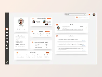 CRM Dashboard! crm dashboad dashboard design dashboard ui design sketchapp ui ux ui design webdesign website website design