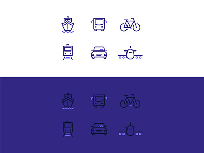 Traveling in style bike boat bus bycicle car icon icon set icons planet train transportation transportation icon vehicle