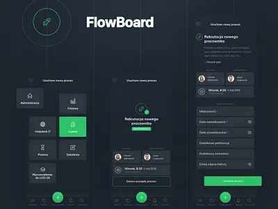 FlowBoard app design ui ux web webdesign
