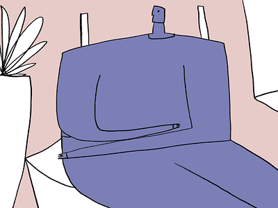 Sitting man illustration man sitting