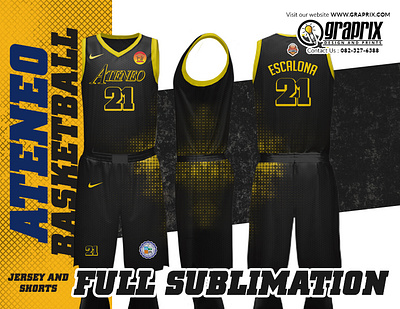 ATENEO Full Sublimation Basketball Jersey and Shorts Design design design art designer designs print print design printing printmaking prints