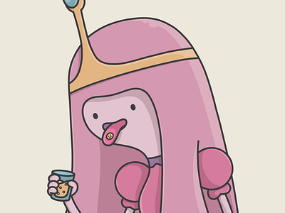 Adventure Time - Princess Bubblegum adventure time bubblegum cartoon network character character design ecstasy illustration mdma princess princess bubblegum