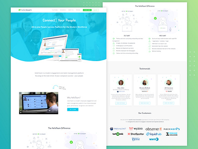 Engagement Platform Landing Page engagement landing page platform website website design