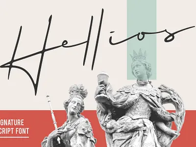 Hellios - Free Signature Font font font family free font free fonts freebie freebies typeface typefaces typogaphy typography