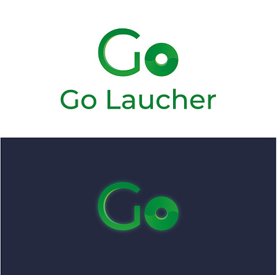 Go launcher app icon brand identity letter logo lettermark logo logodesign