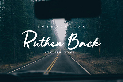 Ruthen Back - Free Stylish Font font font family free font free fonts freebie freebies typeface typefaces typogaphy typography