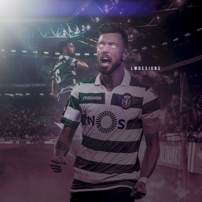 Bruno Fernandes - Sporting CP bruno fernandes design fifa fifa 20 fifa 20 edit football football club football design football edit footballer gfx illustration lionel messi lionel messi edit manchester united photoshop poster soccer edit sporting cp wallpaper