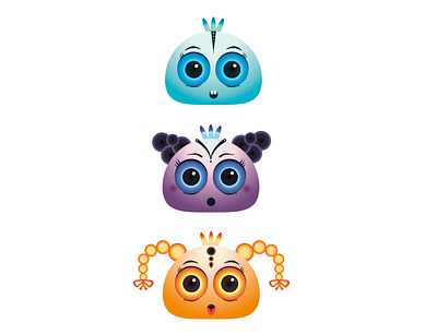 Look at my eyes character design cute eyes illustration