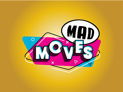 MAD TV - MAD MOVES - TV SHOW LOGO branding creative design design detail graphic design graphicdesign hype logo logo design logodesign logotype music music show sign signage tv tv show vector vintage