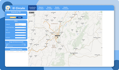 UI - Optimal areas of operation app desktop map map design map marker map ui ui ux web